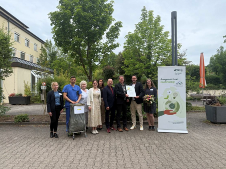 Kreiskrankenhaus Grünstadt wird für sein  nachhaltiges Engagement gewürdigt 